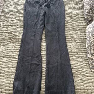 Express Gray and Navy woven Columnist  Pants